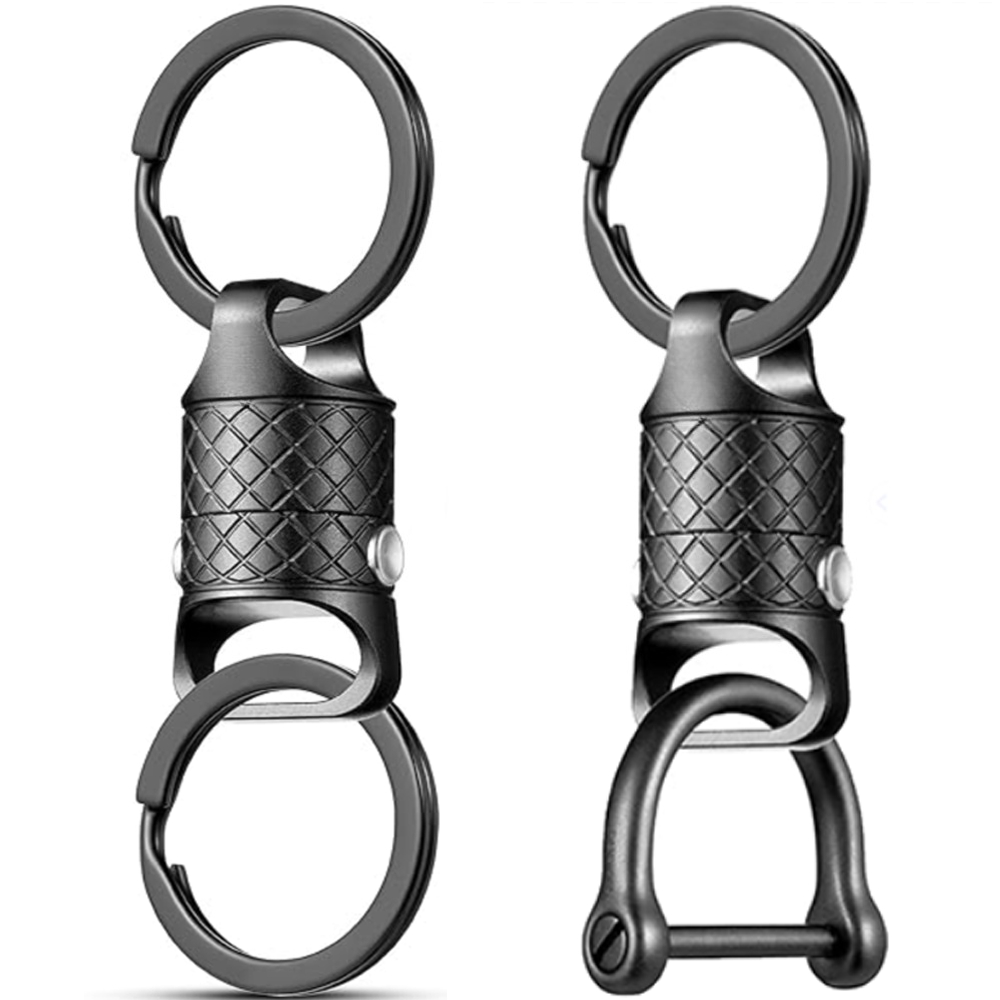 Chain Lock Combination - Quick Release Magnetic Keychain with 2