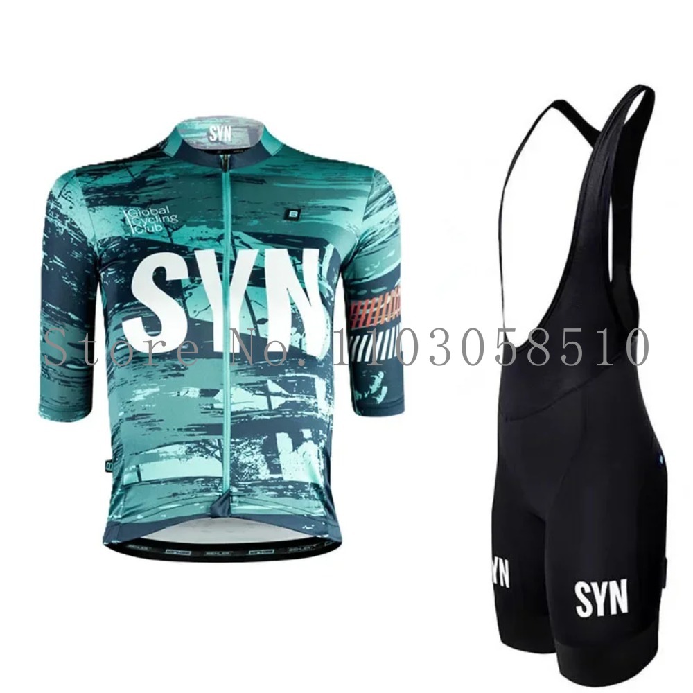 Cycling Commuter Trousers - SYN Jersey Men's Bib Sponge Cushion
