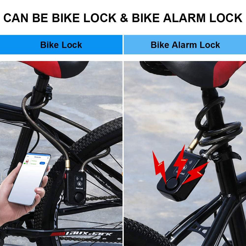 Bluetooth Smart Bike Lock Wate - Chain Lock Combination recension och pris