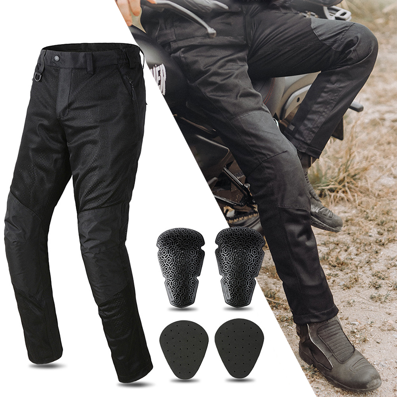 Summer Mesh Motorcycle Pants M - Cycling Commuter Trousers recension och pris