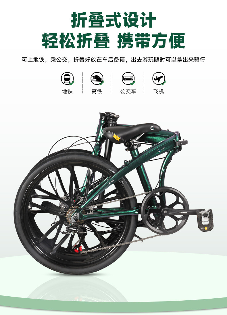 24-inch Aluminum Alloy Portabl - Commuter Biking recension och pris