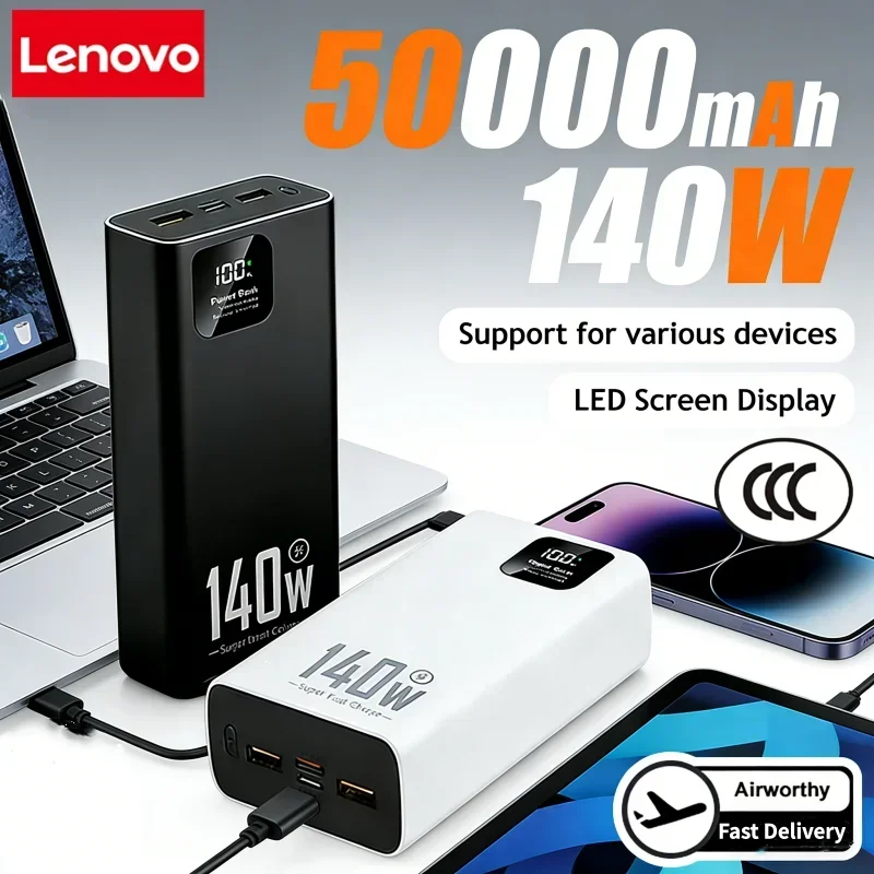Lenovo 140W 500000mAh Ultra Ca - Usb Charger Dynamo recension och pris