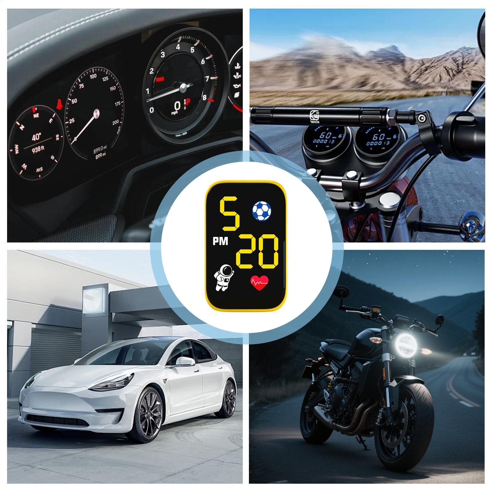 Mini Motorcycle Clock Waterpro - Cycling In City recension och pris