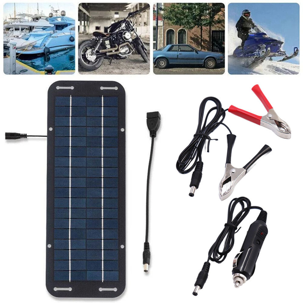 12V Monocrystalline Solar Pane - Usb Charger Dynamo recension och pris