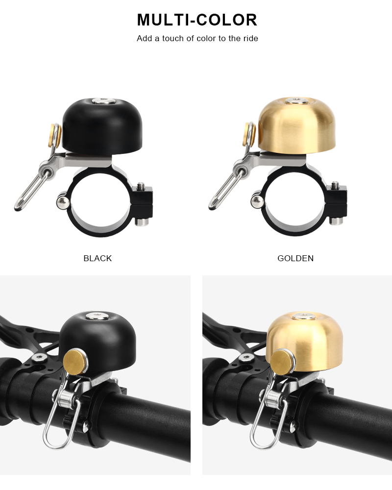 Retro Bicycle Bell Copper Clas - Bell Handlebar Ring recension och pris