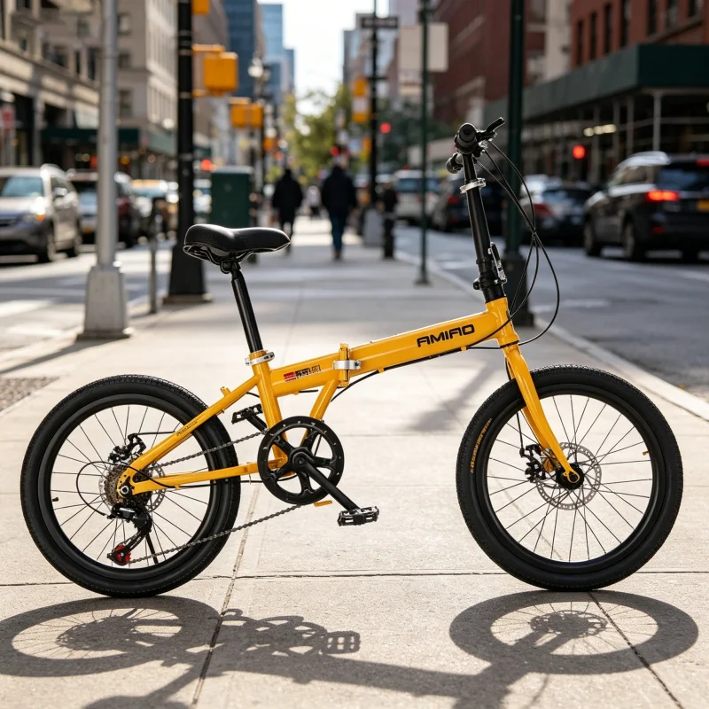 20 Inch Yellow Spoke Wheel Fol - Commuter Biking recension och pris