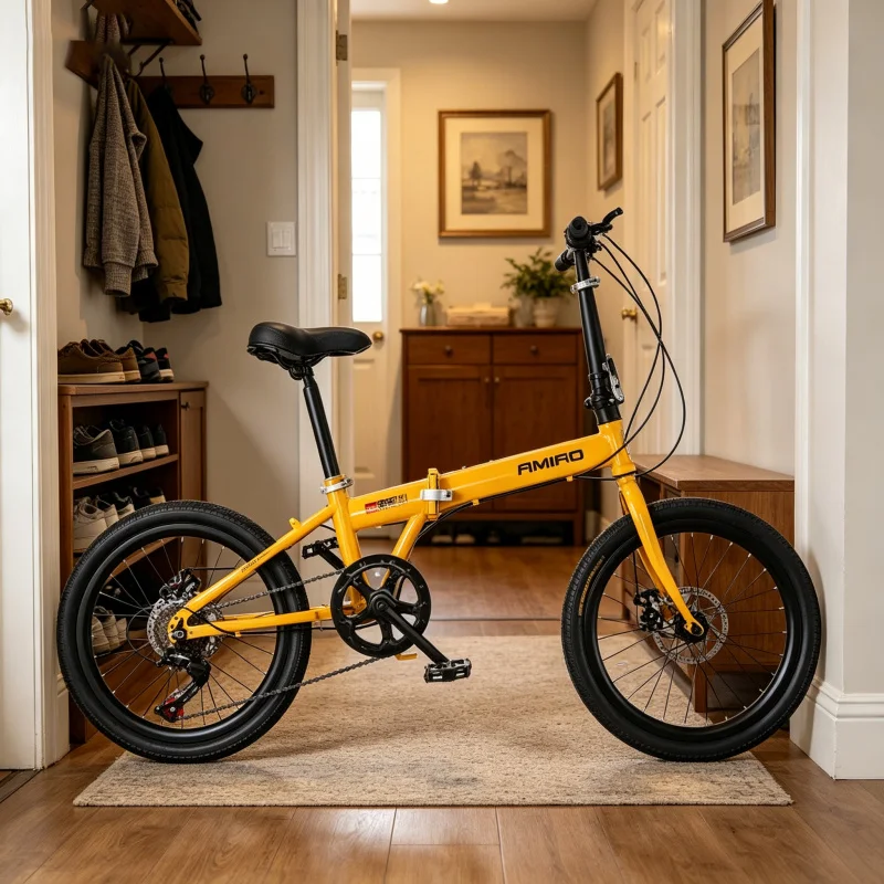 20 Inch Yellow Spoke Wheel Fol - Commuter Biking recension och pris