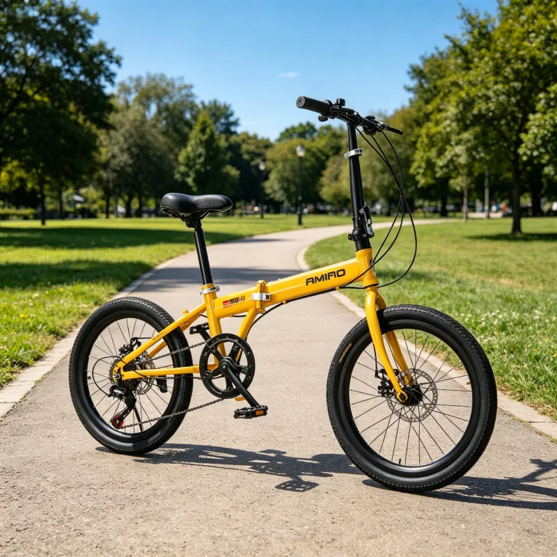 20 Inch Yellow Spoke Wheel Fol - Commuter Biking recension och pris
