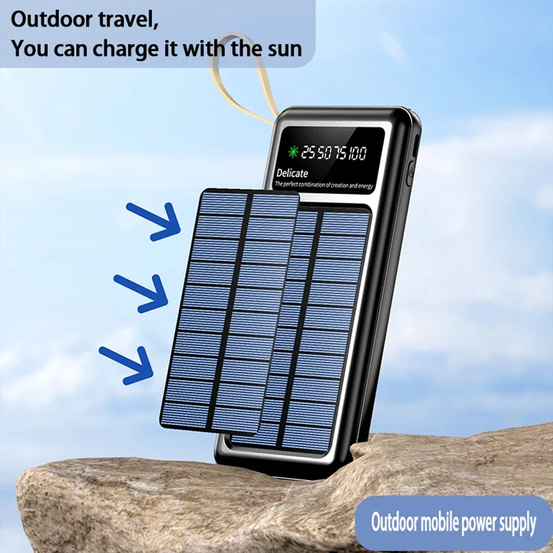 Solar Power Bank 20000mAh with - Usb Charger Dynamo recension och pris