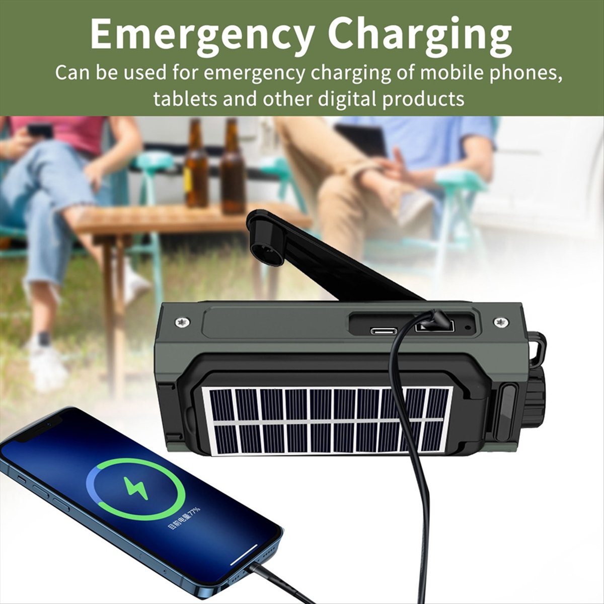A26Z Portable Solar Radio, Eme - Usb Charger Dynamo recension och pris