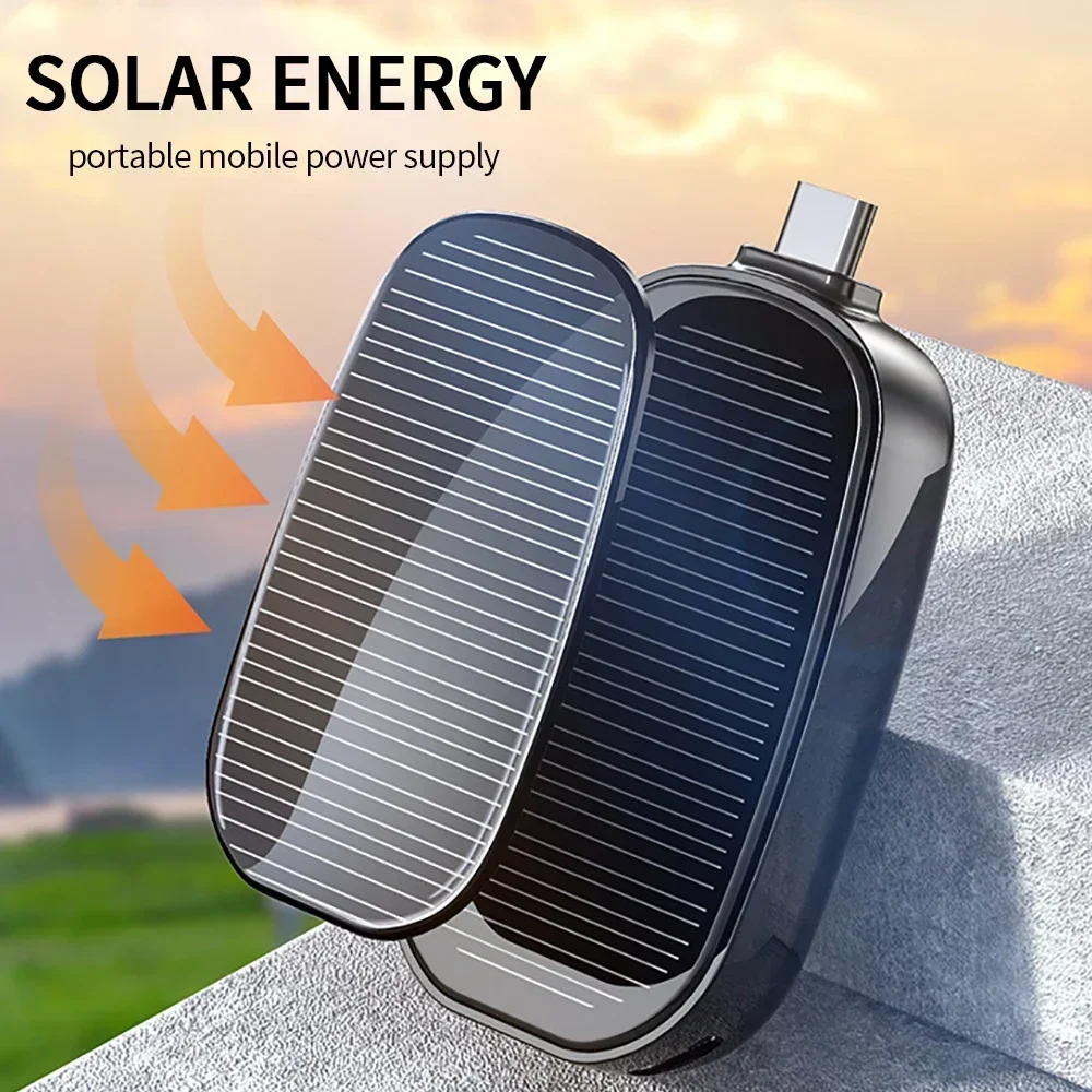 1200mAh Solar Mini Power Bank  - Usb Charger Dynamo recension och pris