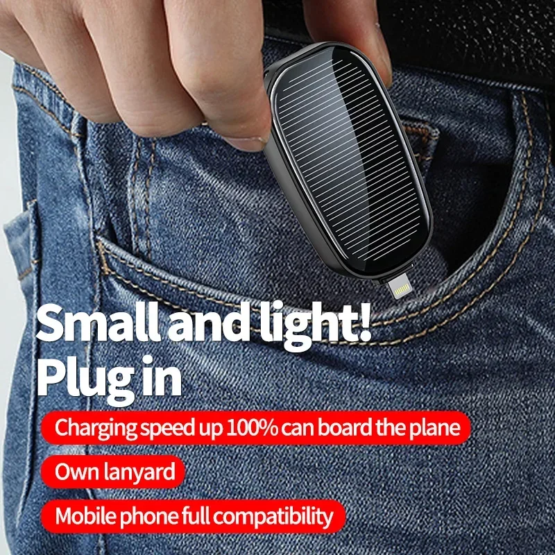 1200mAh Solar Mini Power Bank  - Usb Charger Dynamo recension och pris