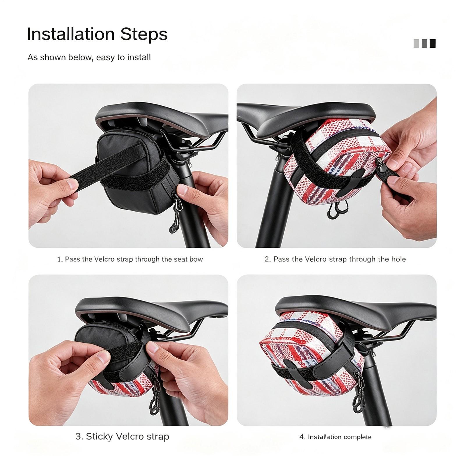 Saddle Bag Bicycle Bicycle Sad - Saddle Bag Under Seat recension och pris