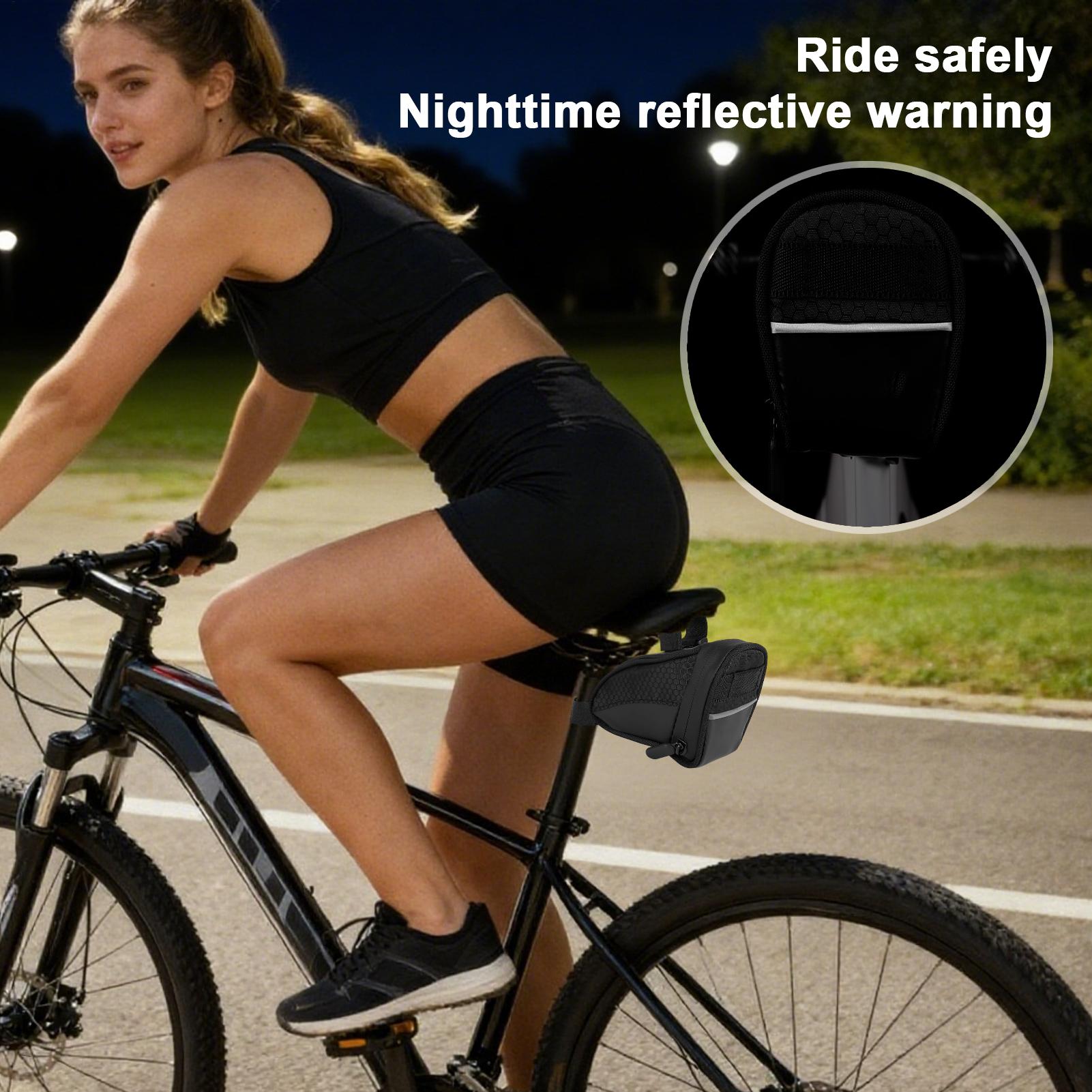 Large Zipper Pouch Bike Bag Wa - Saddle Bag Under Seat recension och pris