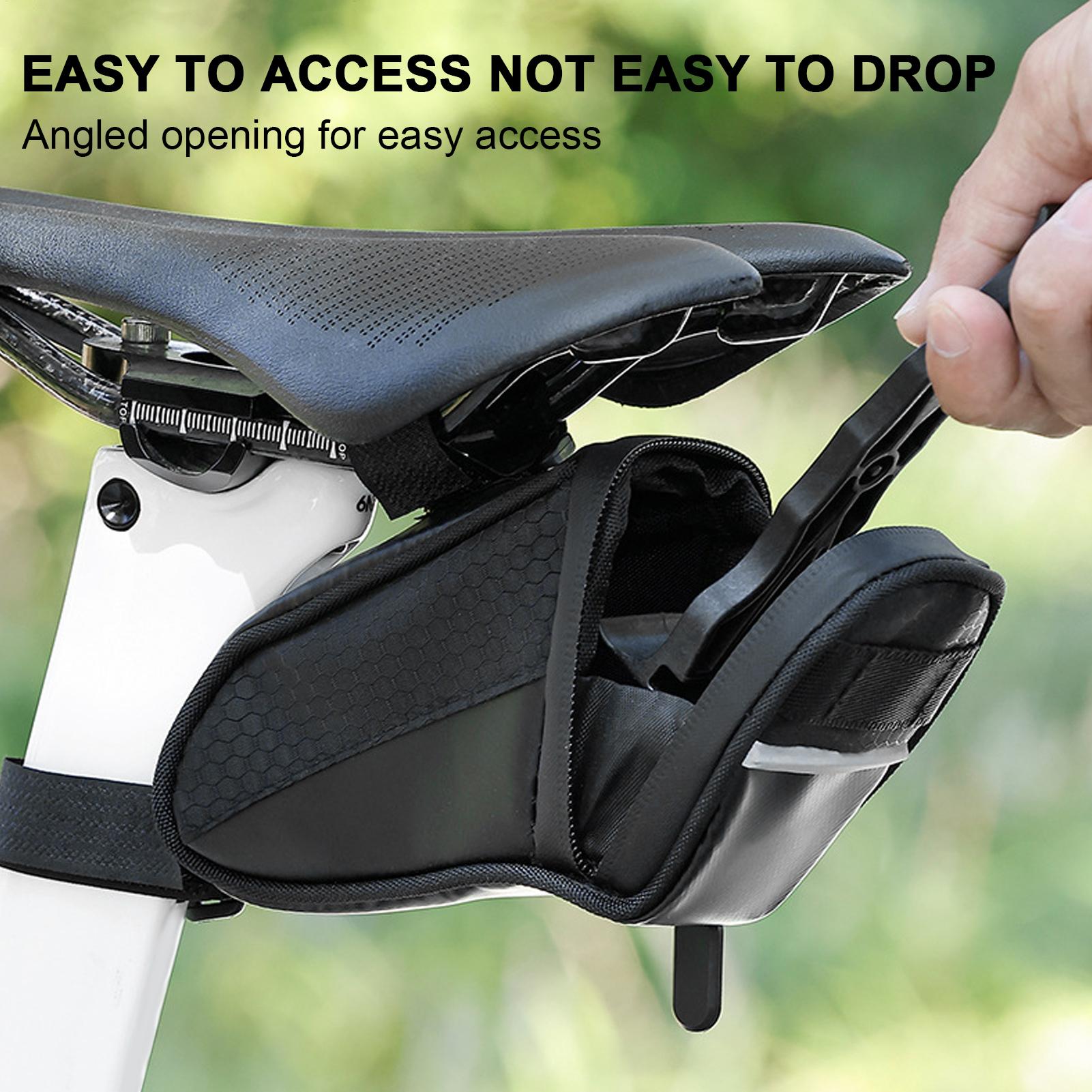 Large Zipper Pouch Bike Bag Wa - Saddle Bag Under Seat recension och pris