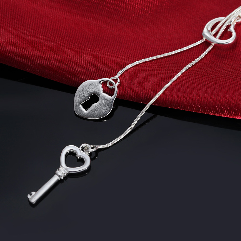 fine 925 Sterling Silver  roma - Chain Lock Combination recension och pris