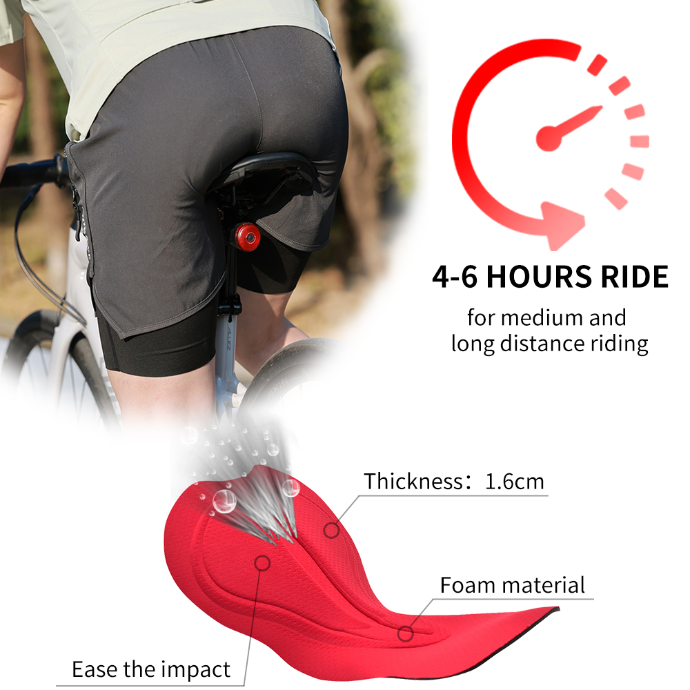 WOSAWE MTB Shorts Summer Men C - Cycling Commuter Trousers recension och pris
