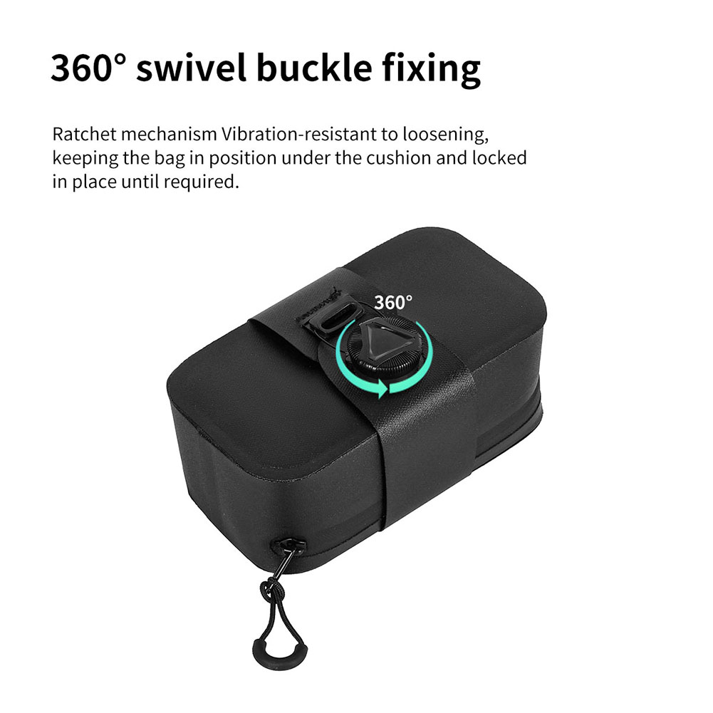 0.5L Portable Bike Tail Bag Wa - Saddle Bag Under Seat recension och pris