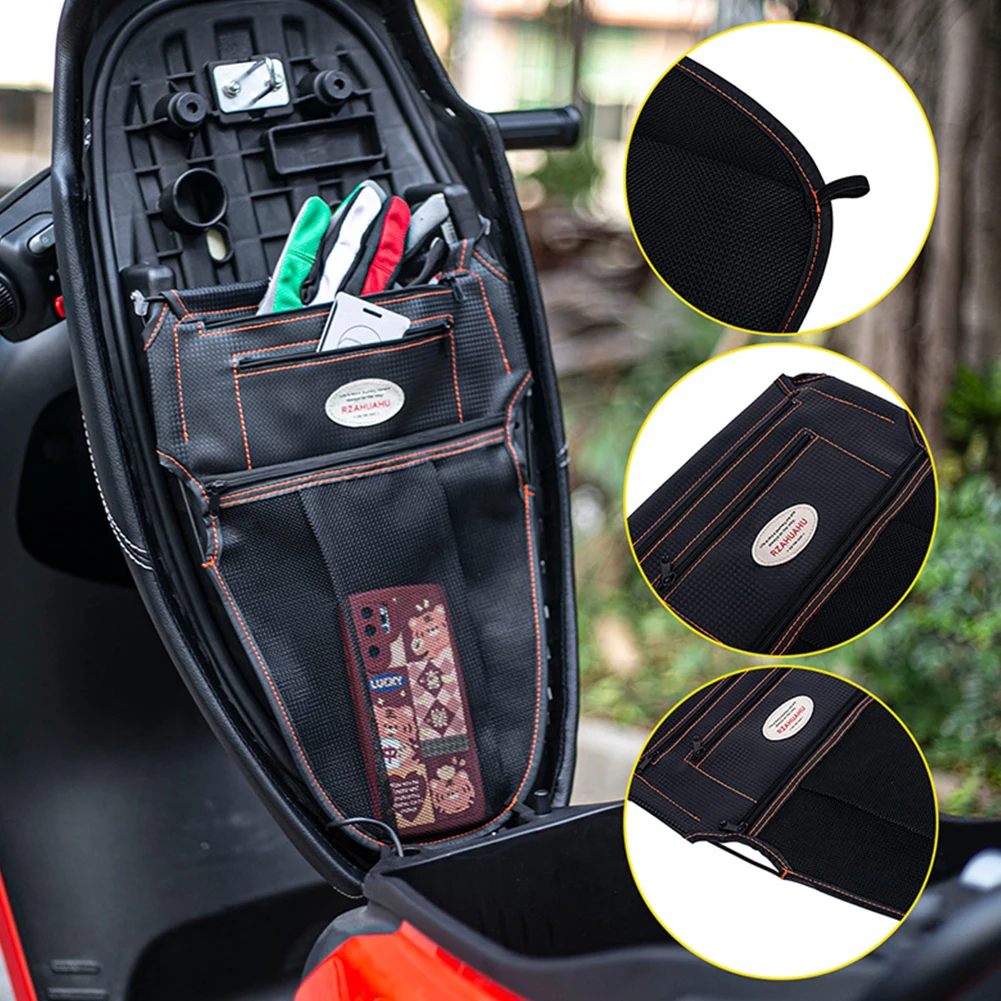 RZAHUAHU Motorcycle Under Seat - Saddle Bag Under Seat recension och pris