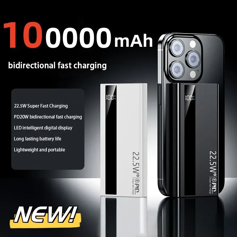20000mAh Power Bank Fast Charg - Usb Charger Dynamo recension och pris